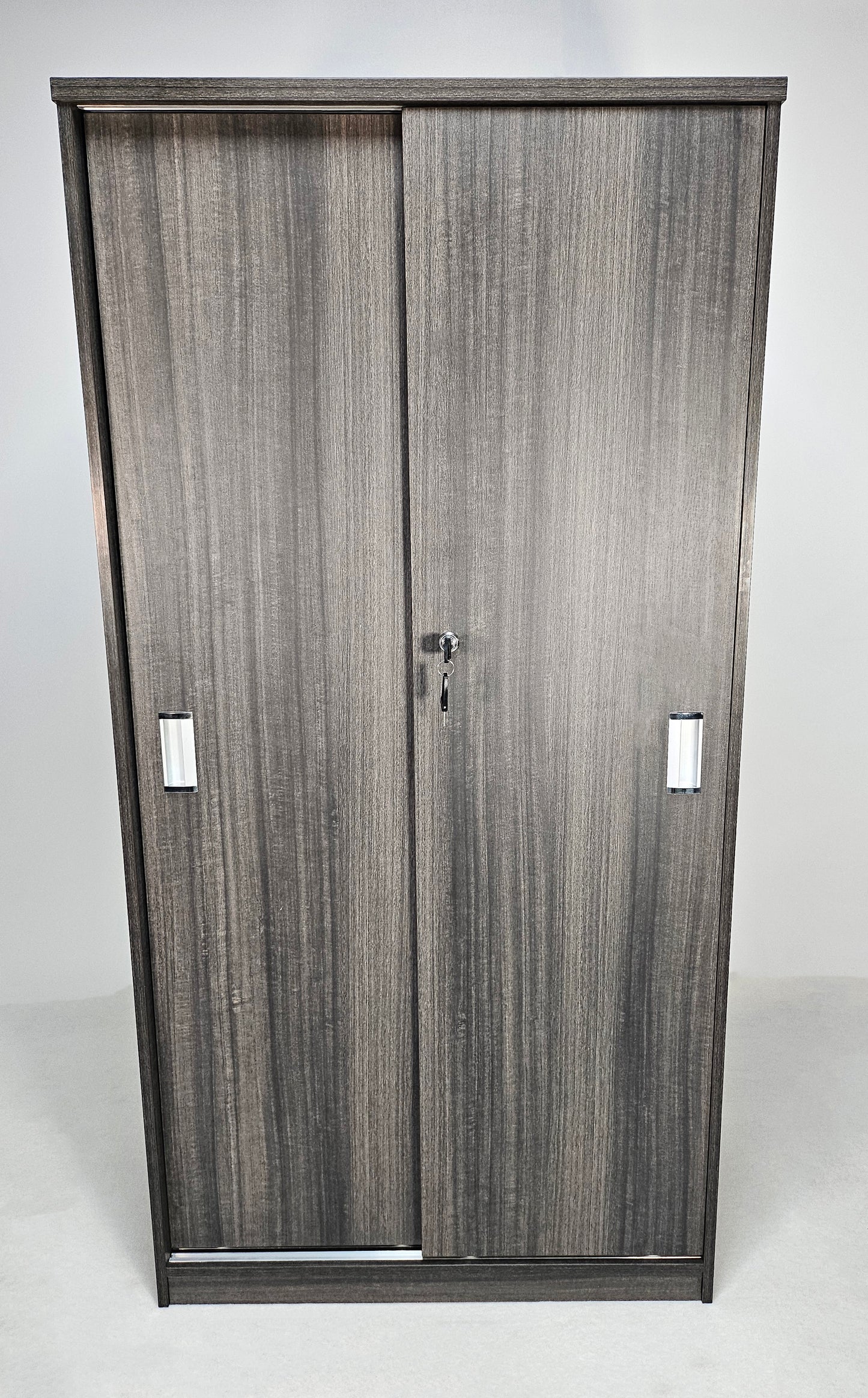 Modern Grey Oak Sliding Door Storage Cupboard - CF-1600P