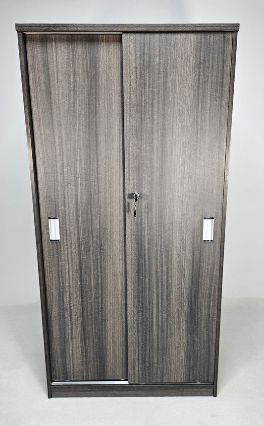 Modern Grey Oak Sliding Door Storage Cupboard - CF-1600P