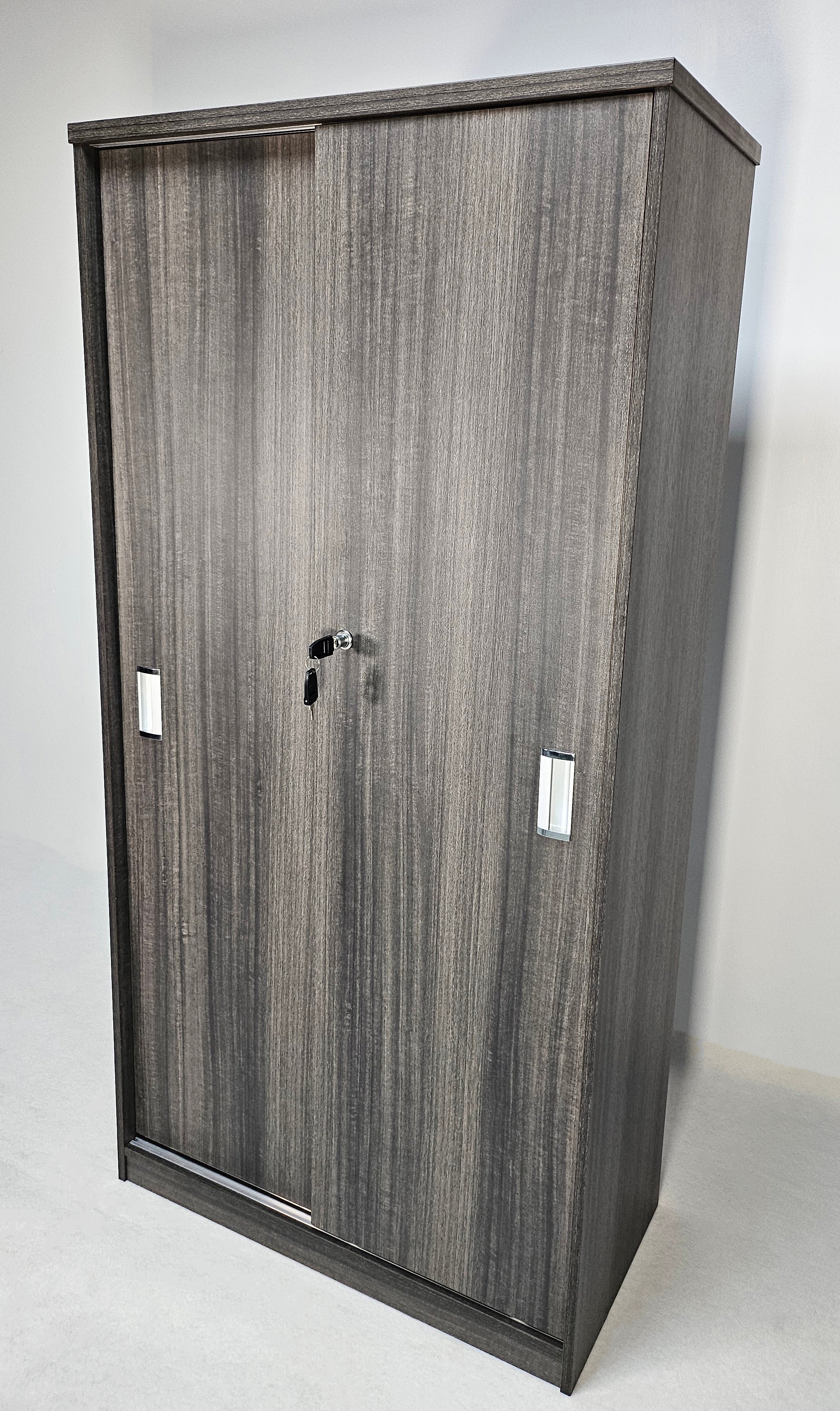 Specialising In Modern Grey Oak Sliding Door Storage Cupboard - CF-1600P Huddersfield