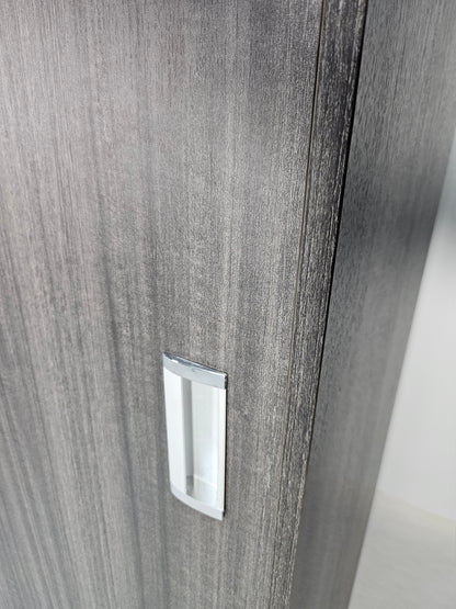 Modern Grey Oak Sliding Door Storage Cupboard - CF-1600P