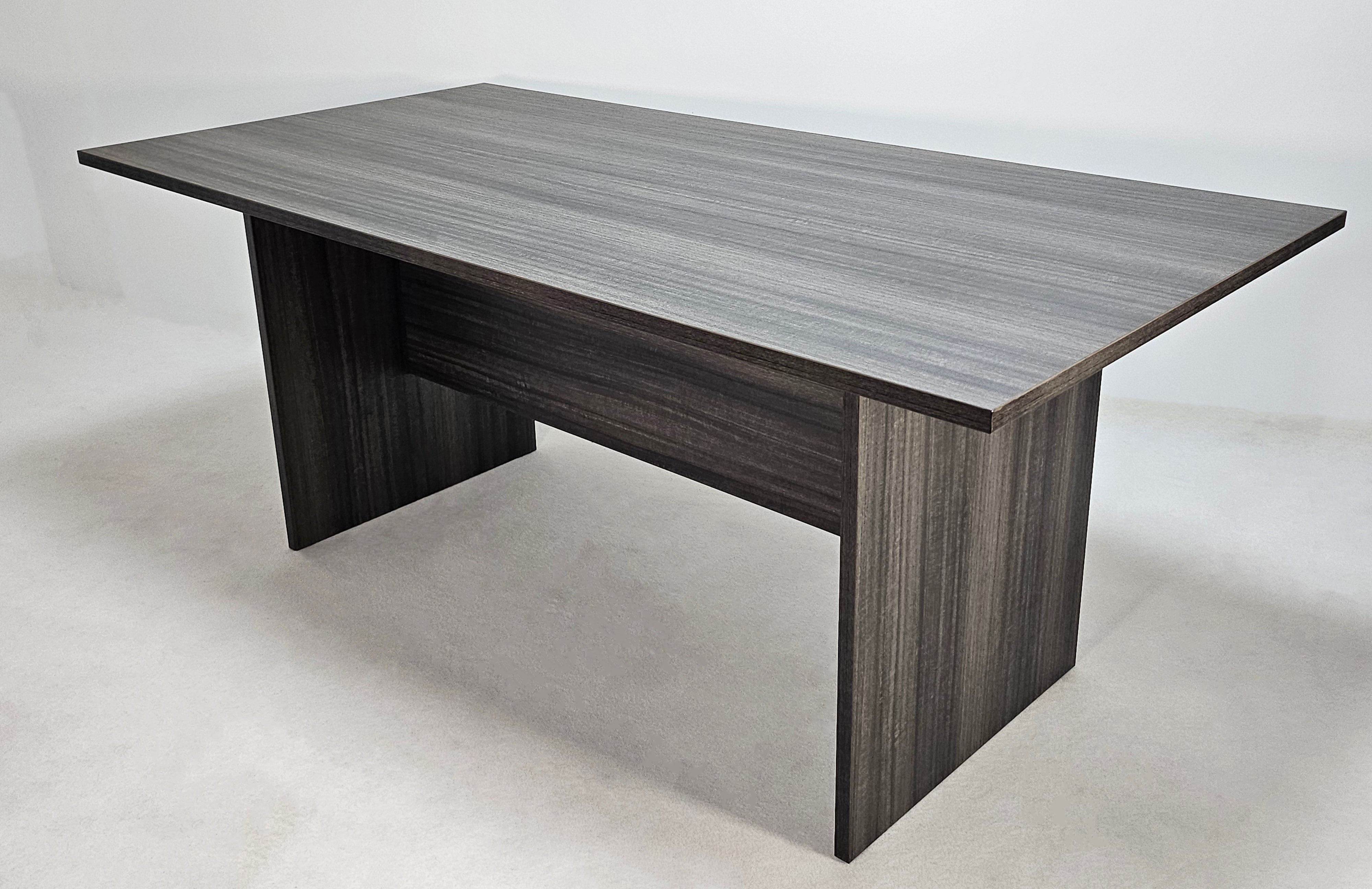Modern Grey Oak Rectangle Meeting Room Table - 1500mm, 1800mm - CF-1L Huddersfield