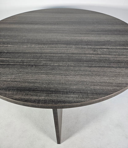Modern Grey Oak Round Meeting Room Table - 1000mm - CF-100