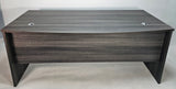 Budget Modern Grey Oak Straight Bow Front Office Desk - 1800mm - CF-1890