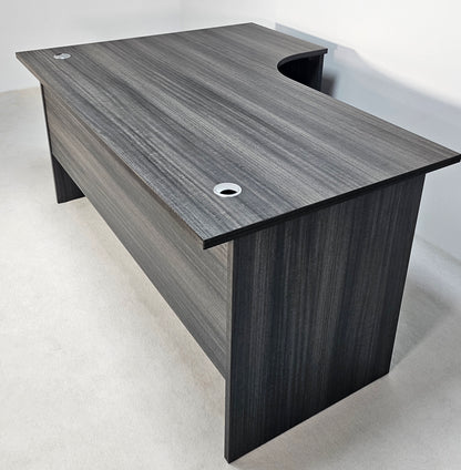 Modern Grey Oak Right Hand Corner Office Desk - 1600mm - CF-1612A