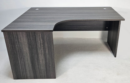 Modern Grey Oak Left Hand Corner Office Desk - 1600mm - CF-1612A
