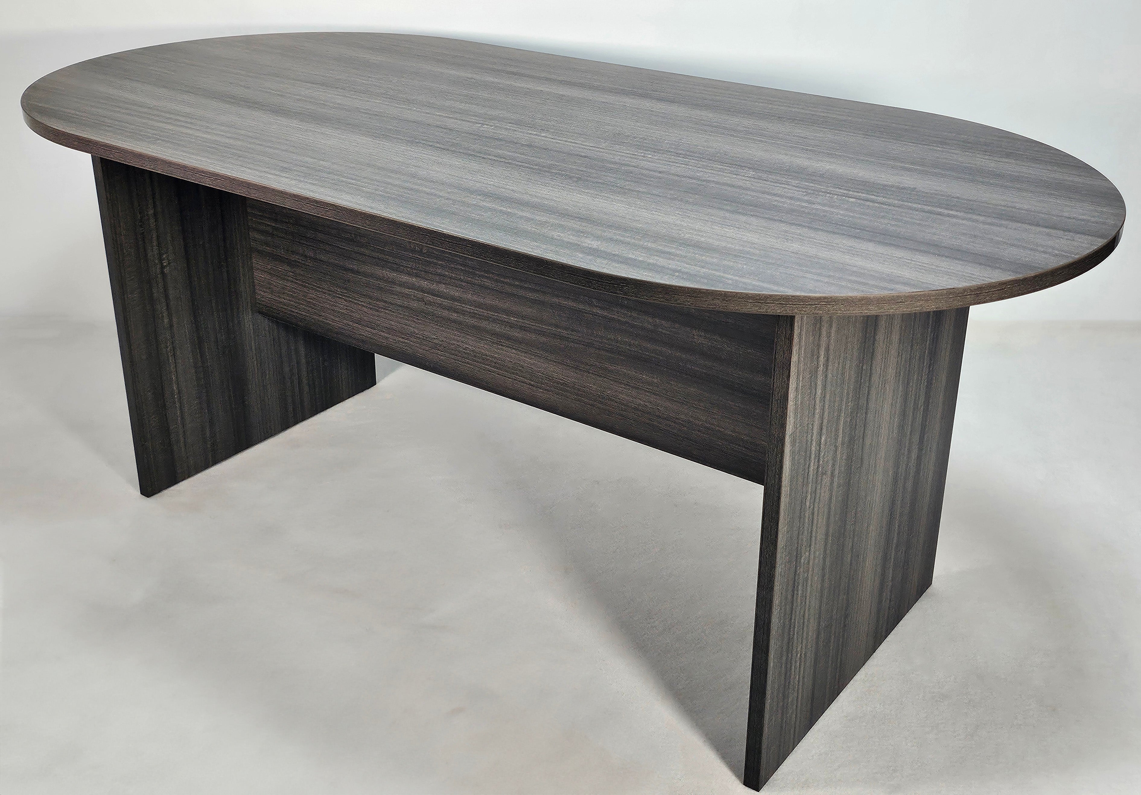 Modern Grey Oak Radial End Meeting Room Table - 1500mm, 1800mm, 2400mm - CF-1N Near Me