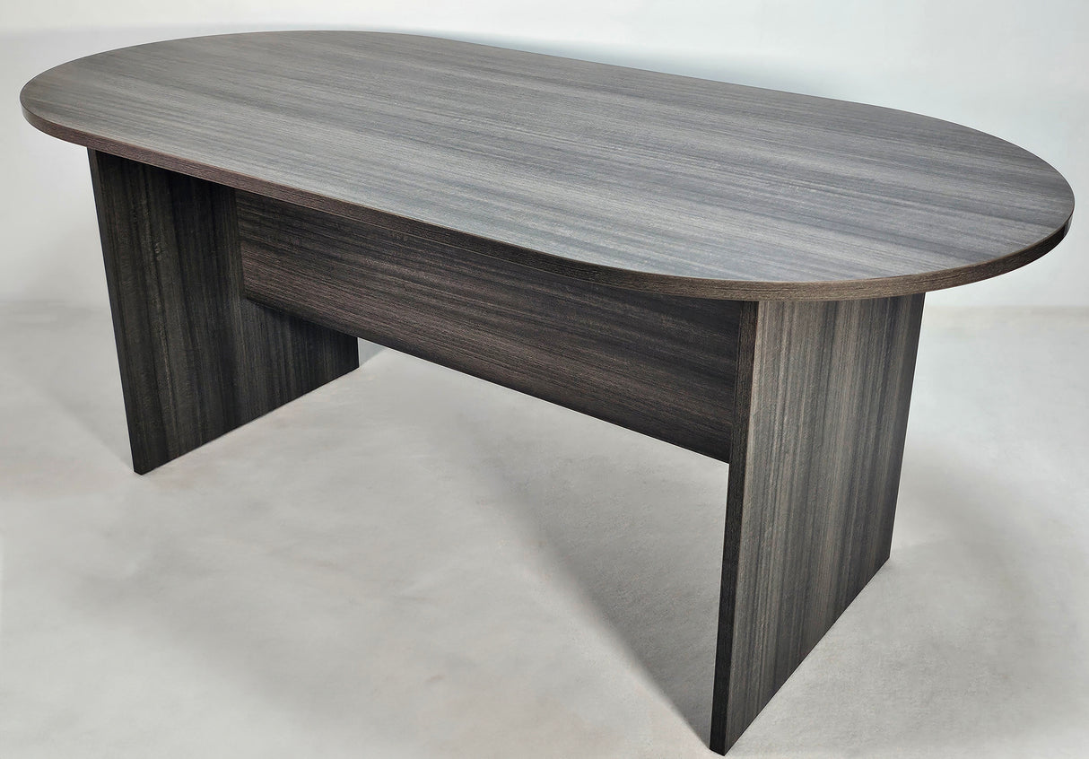 Budget Modern Grey Oak Radial End Meeting Room Table - 1500mm - CF-150N