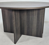 Budget Modern Grey Oak Round Meeting Room Table - 1400mm - CF-140P