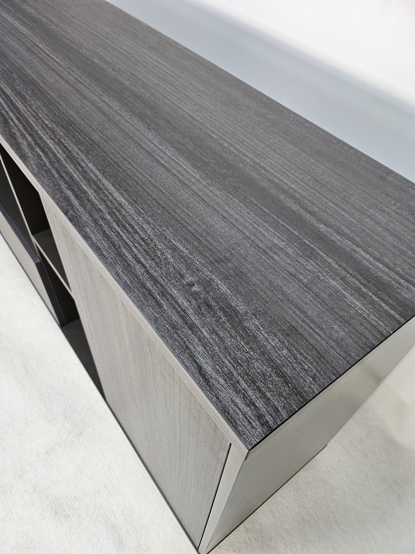 Modern Grey Oak Executive Cupboard - 1600mm - DB-S0116-26