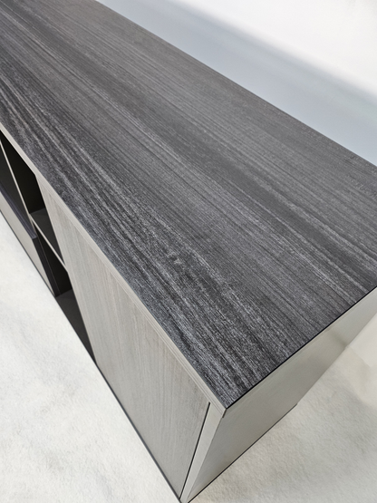 Modern Grey Oak Executive Cupboard - 1600mm - DB-S0116-26