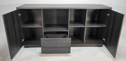 Modern Grey Oak Executive Cupboard - 1600mm - DB-S0116-26