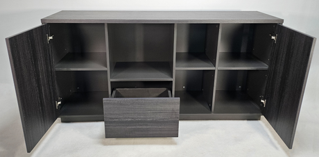 Modern Grey Oak Executive Cupboard Cupboard - 1600mm - DB-S0116