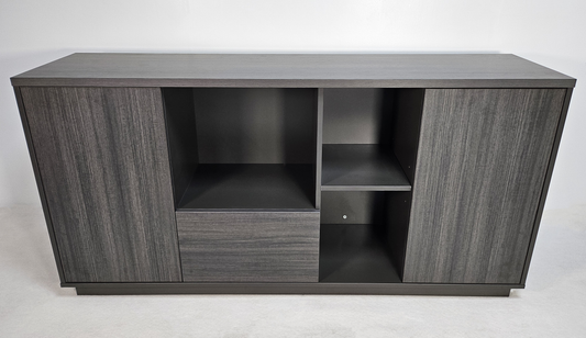 Modern Grey Oak Executive Cupboard - 1600mm - DG-S0116-04