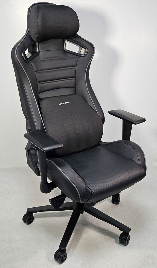 Reclining Black Leather Executive Gaming Style Office Chair -  F-092A