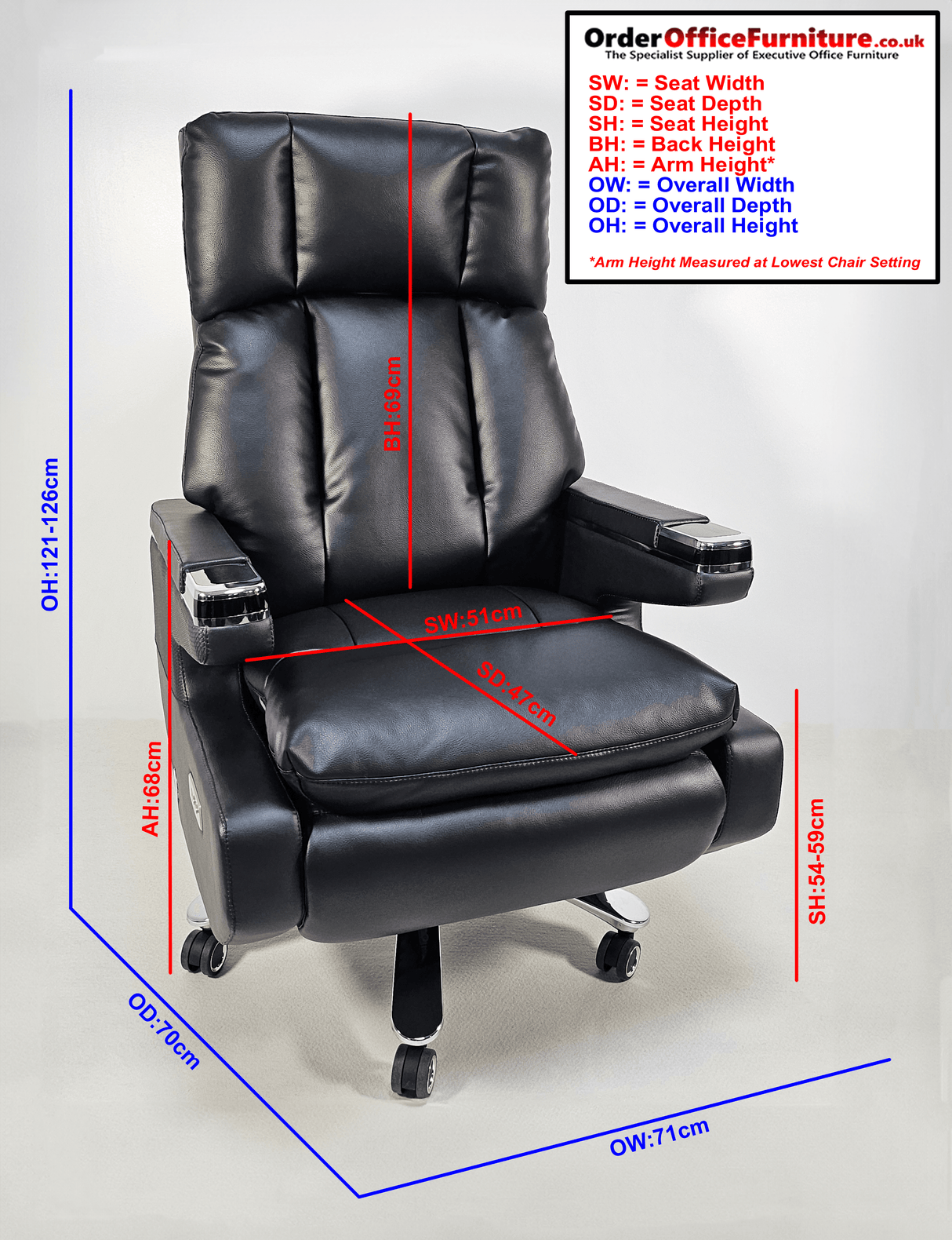 Electric Reclining Executive Leather Office Chair with USB A Charging Port - Grey Beige - A2321