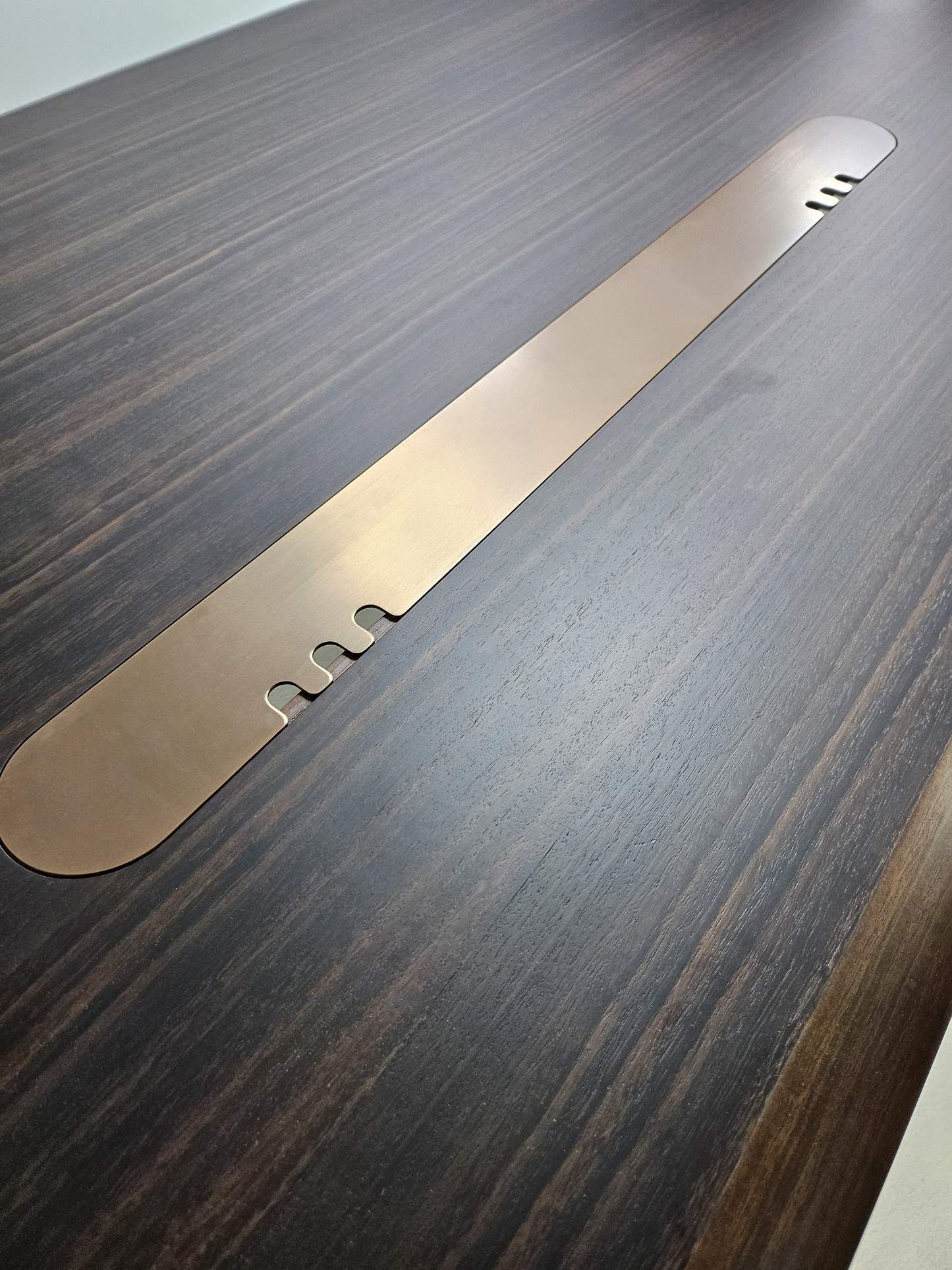 Solid Wood Curved Executive Office Desk with Built in Storage - 2800mm - GU-D28