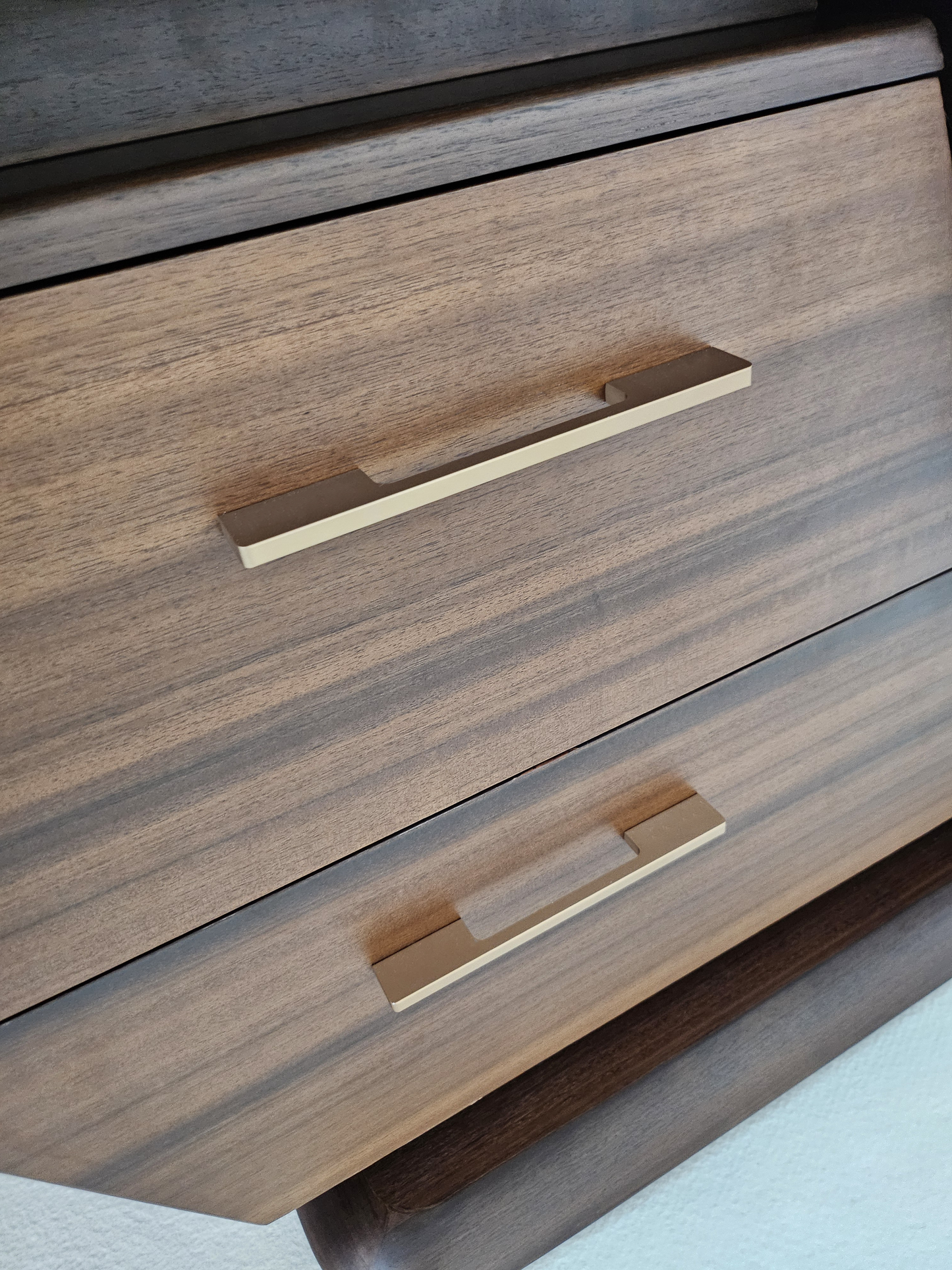 Solid Wood Curved Executive Office Desk with Built in Storage - 2800mm - GU-D28