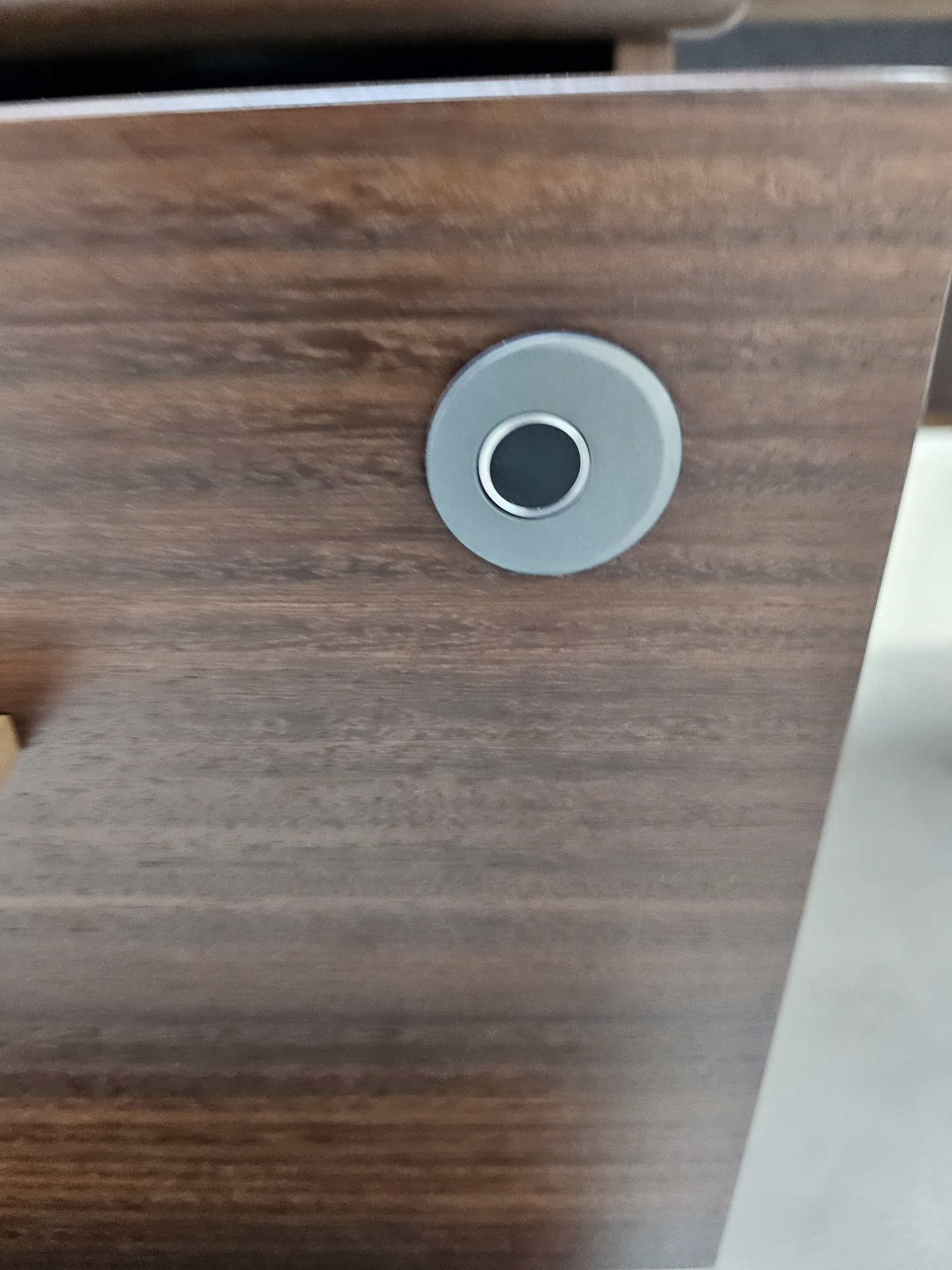 Solid Wood Curved Executive Office Desk with Built in Storage - 2800mm - GU-D28