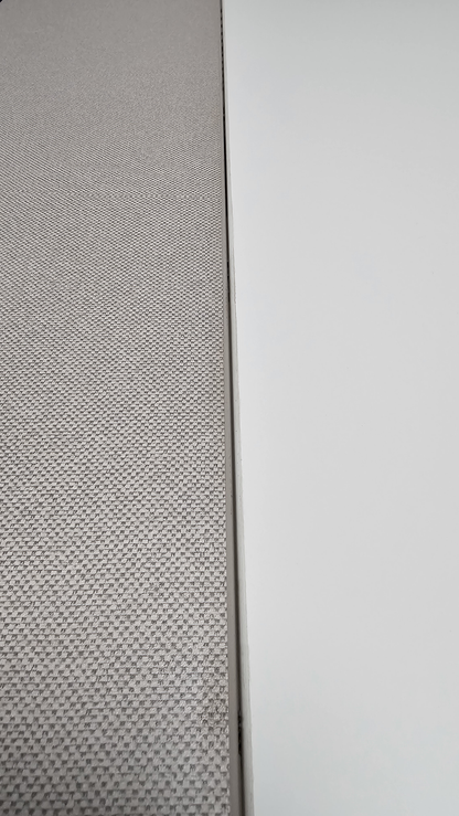 Contemporary Modern Corner Executive Office Desk with Stylish Metal Leg and Integrated Desktop Power - White and Beige Oatmeal - 1400mm, 1600mm, 1800mm - CF-CRN-E