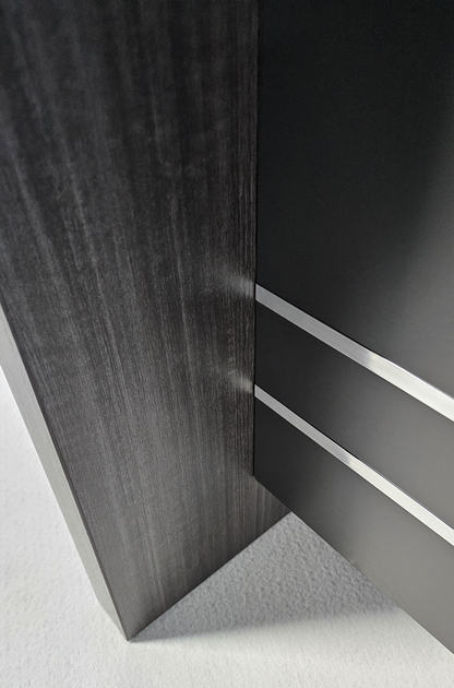 Modern Grey Brown Executive Corner Office Desk - 1600mm or 1800mm - WS-X1918