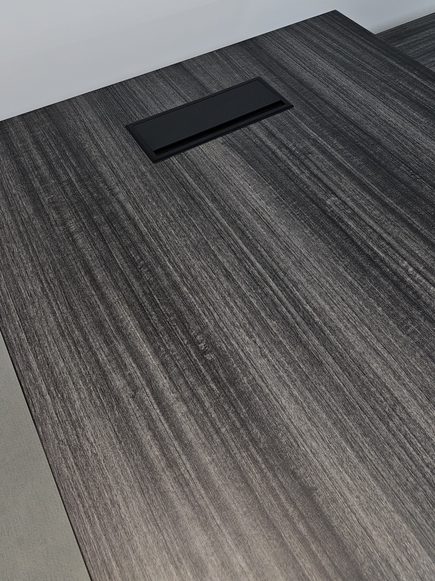 Modern Grey Oak Executive Corner Desk with Storage - 1600mm, 1800mm, 2000mm - CF-CRN-H