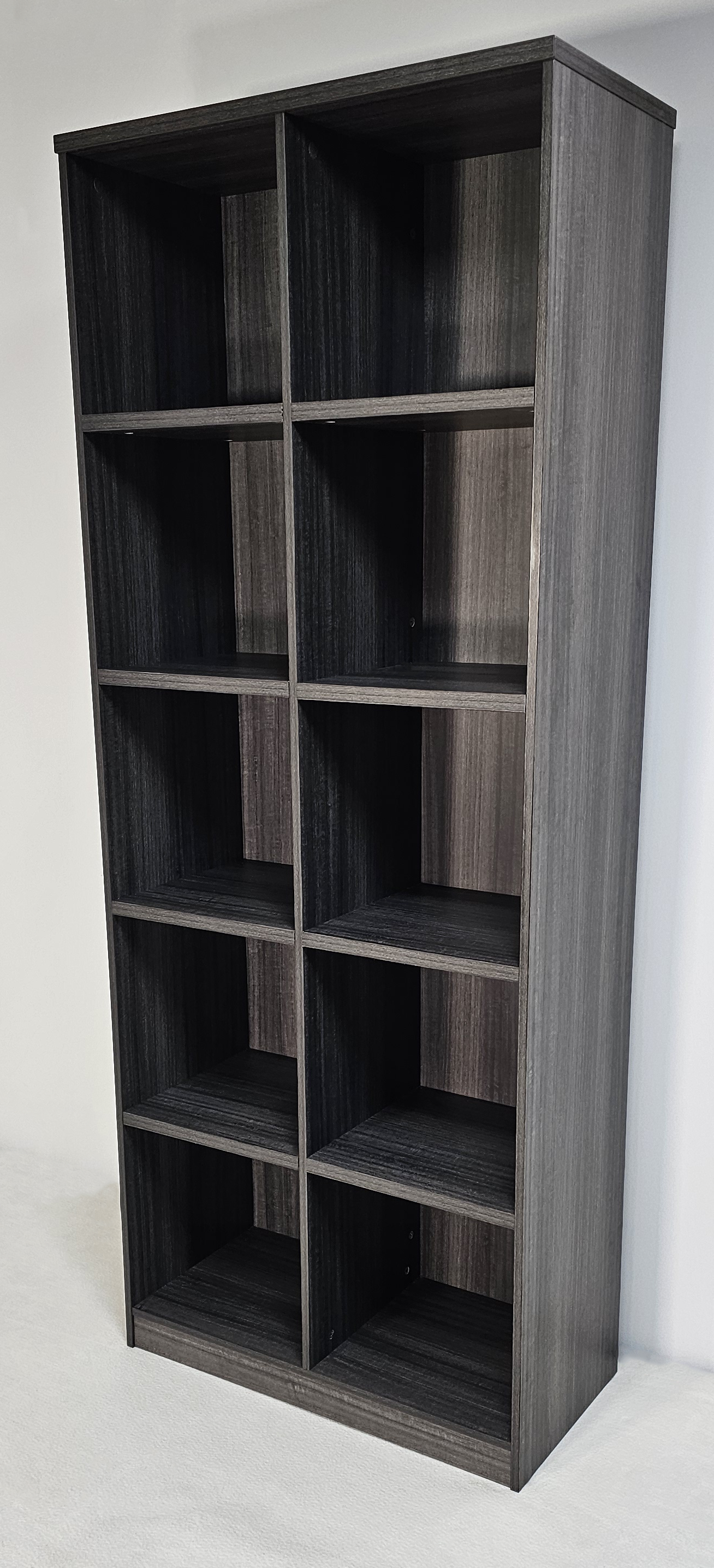 Modern Grey Oak Open Shelving Display Unit - CF-0804O