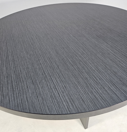 Grey Oak Melamine Round Meeting Table - 1200mm - WKO-RT012