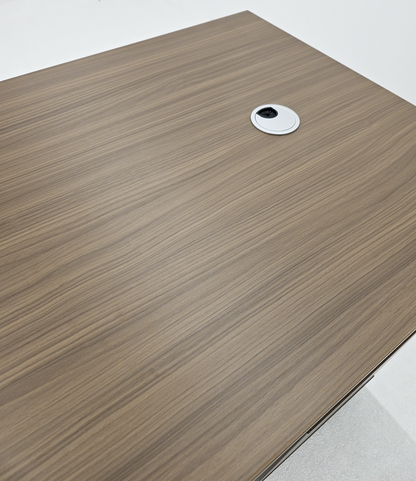 Modern Home Walnut Executive Office Desk with Integrated Storage - 1400mm - PM02-D03