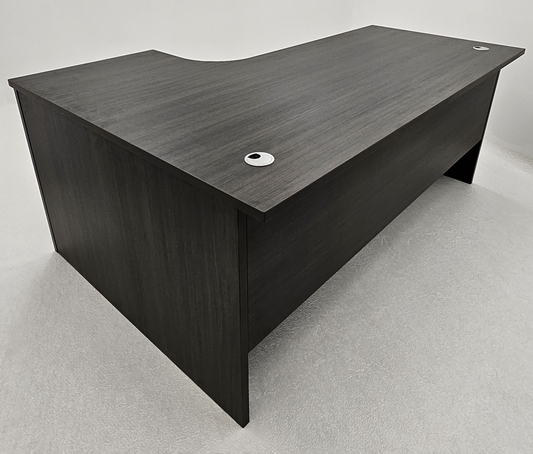 Modern Right Hand Grey Oak Home Office Desk - 1600mm or 1800mm - DG-D01-R