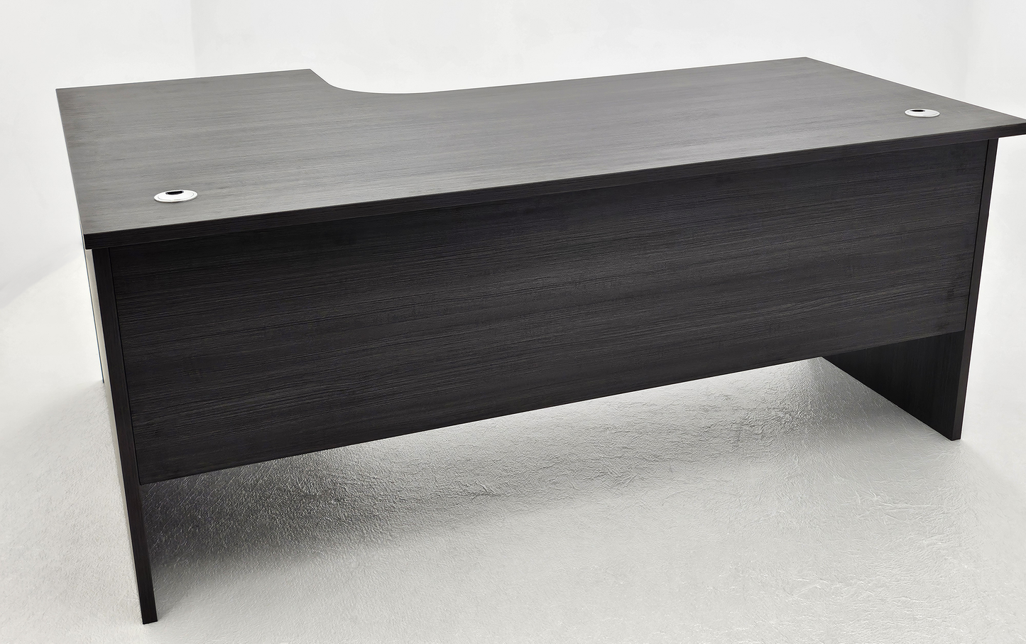 Modern Right Hand Grey Oak Home Office Desk - 1600mm or 1800mm - DG-D01-R