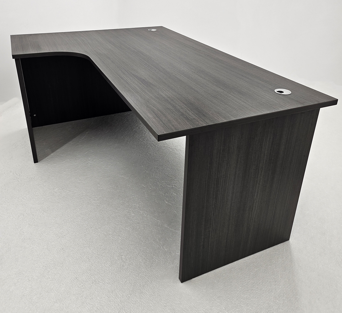 Modern Left Hand Grey Oak Home Office Desk - 1600mm or 1800mm - DG-D01-L