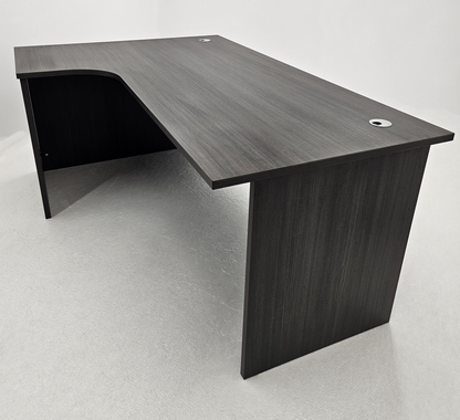 Modern Left Hand Grey Oak Home Office Desk - 1600mm or 1800mm - DG-D01-L