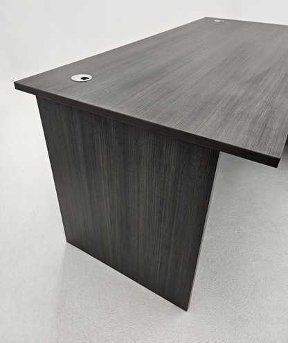 Modern Right Hand Grey Oak Home Office Desk - 1600mm or 1800mm - DG-D01-R