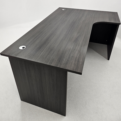 Modern Right Hand Grey Oak Home Office Desk - 1600mm or 1800mm - DG-D01-R