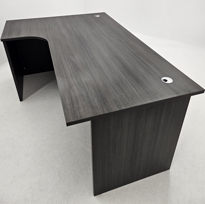 Modern Left Hand Grey Oak Home Office Desk - 1600mm or 1800mm - DG-D01-L