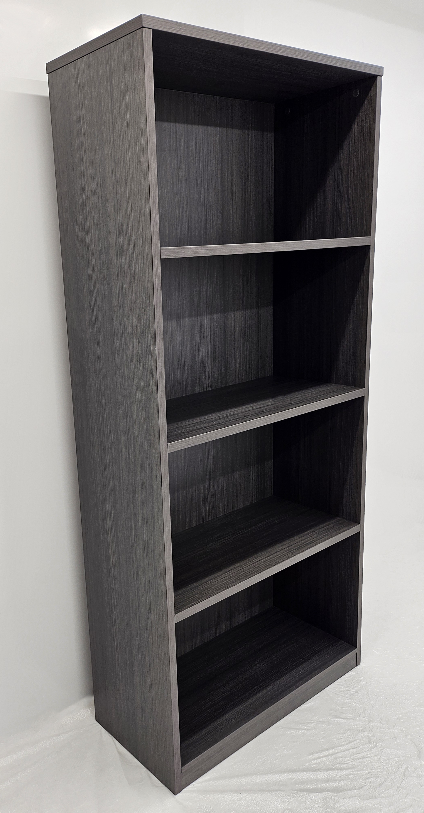 Heavy Duty Tall Open Shelf Bookcase in Grey Oak - 900mm - DG-OPEN-04