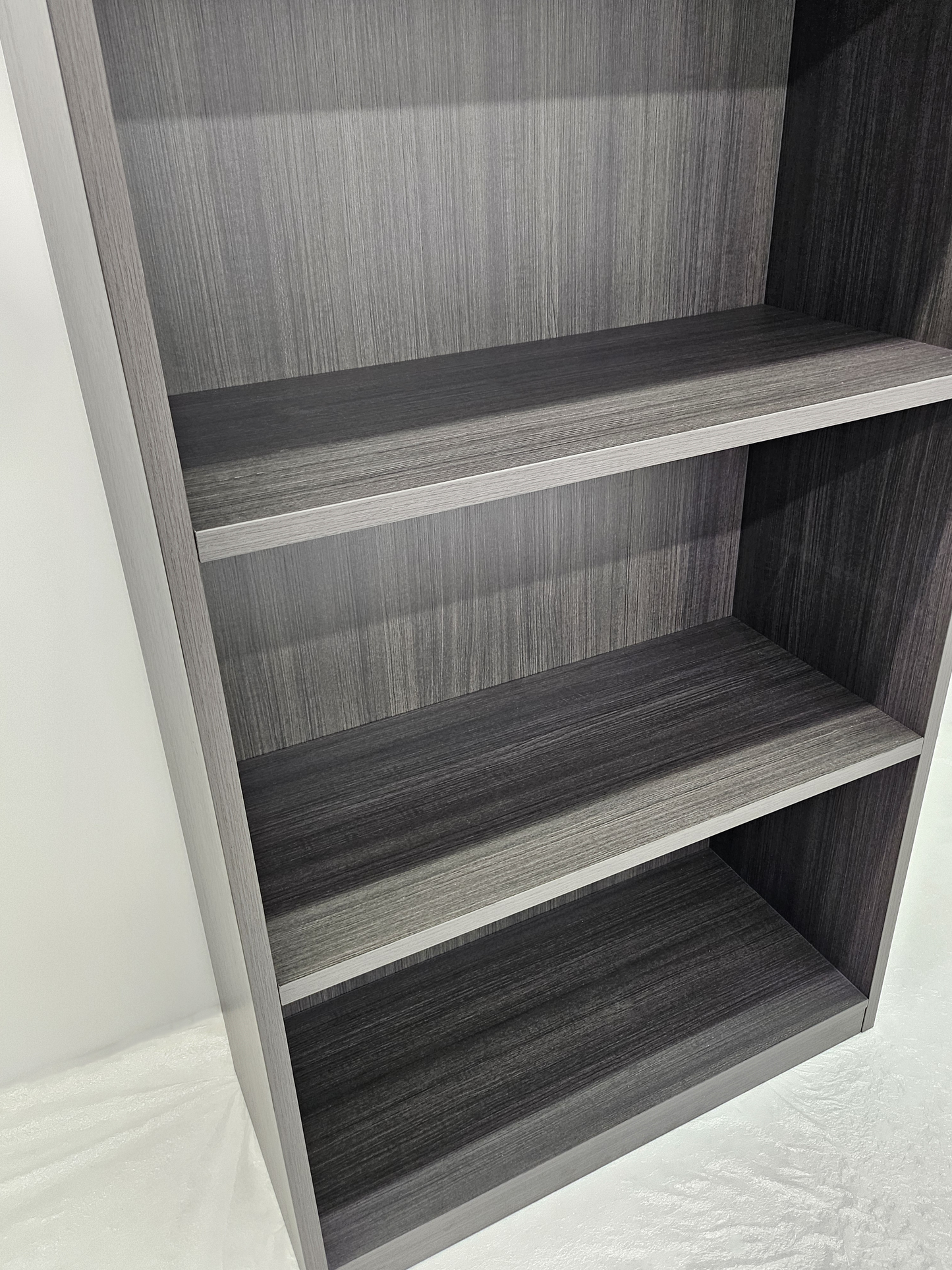 Heavy Duty Tall Open Shelf Bookcase in Grey Oak - 900mm - DG-OPEN-04