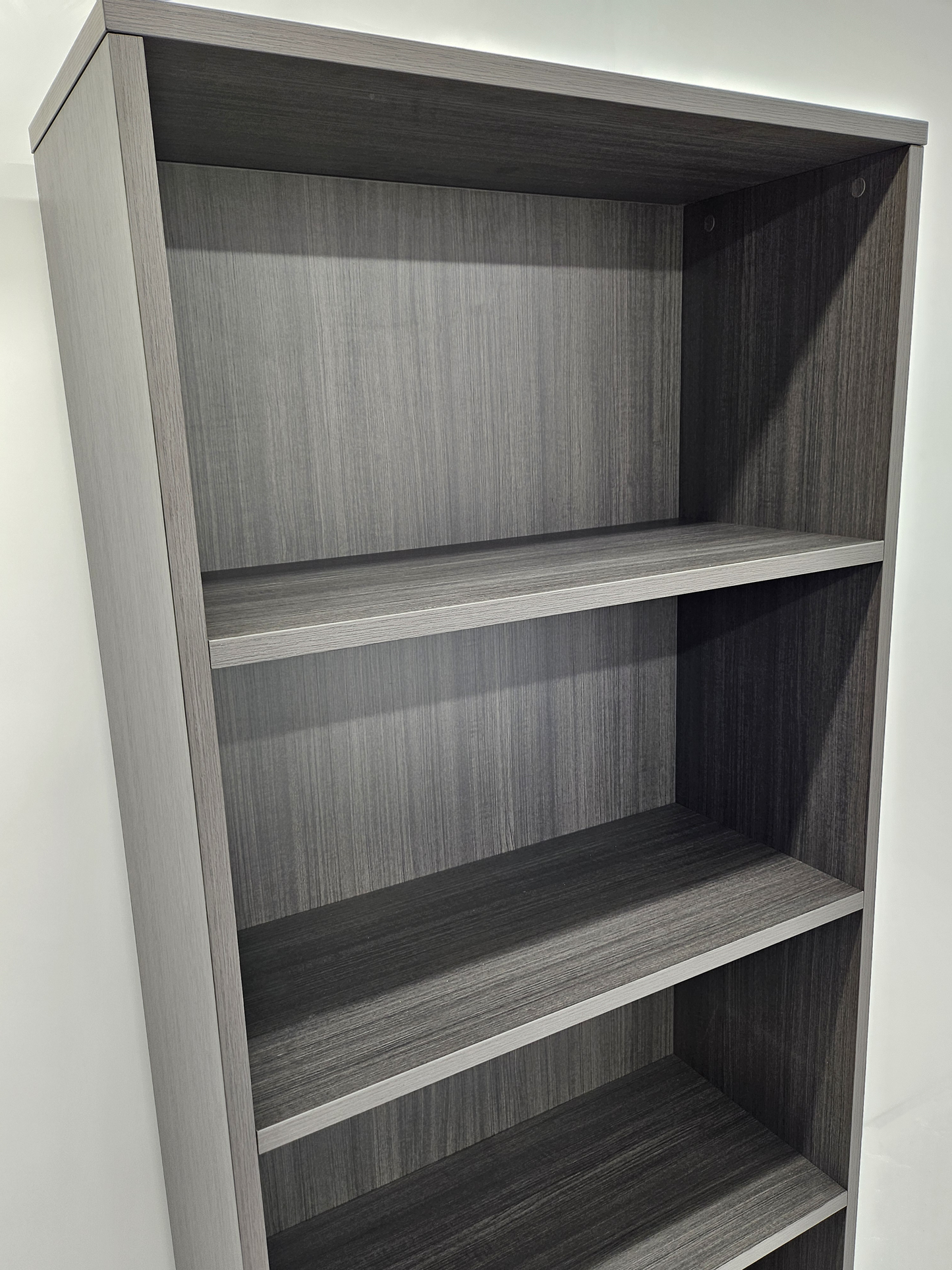 Heavy Duty Tall Open Shelf Bookcase in Grey Oak - 900mm - DG-OPEN-04