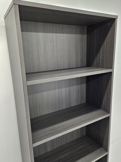 Heavy Duty Tall Open Shelf Bookcase in Grey Oak - 900mm - DG-OPEN-04