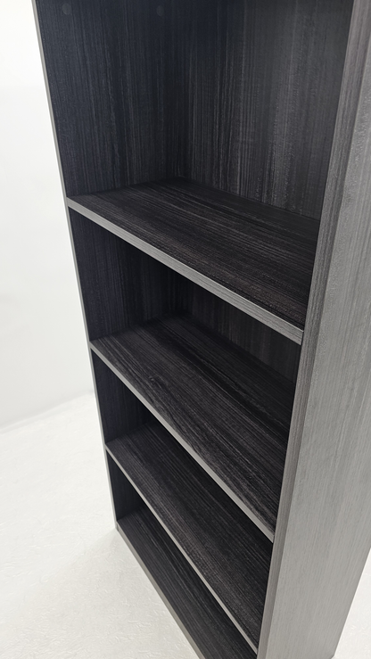 Heavy Duty Tall Open Shelf Bookcase in Grey Oak - 900mm - DG-OPEN-26