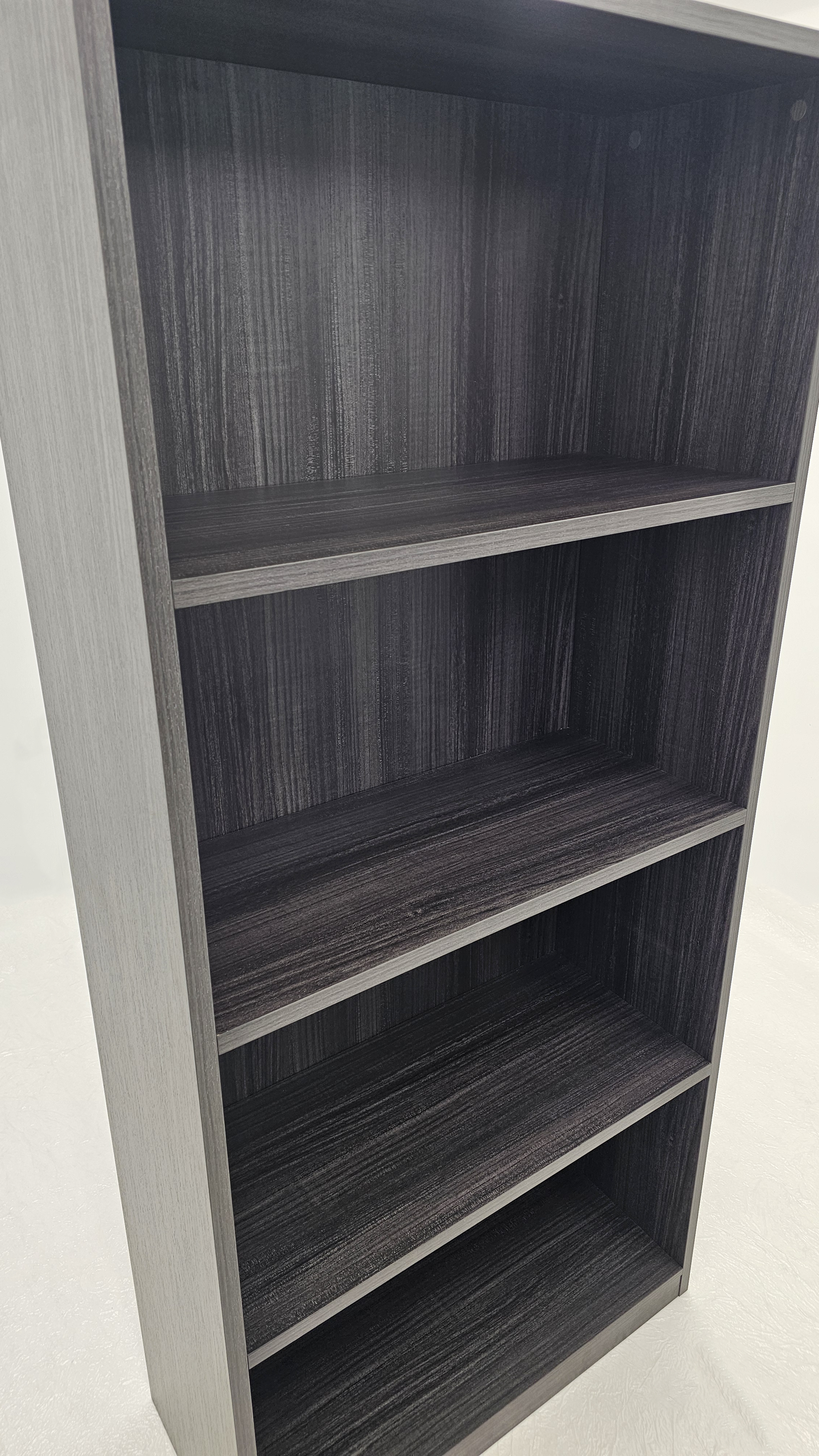 Heavy Duty Tall Open Shelf Bookcase in Grey Oak - 900mm - DG-OPEN-26