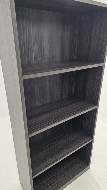 Heavy Duty Tall Open Shelf Bookcase in Grey Oak - 900mm - DG-OPEN-26