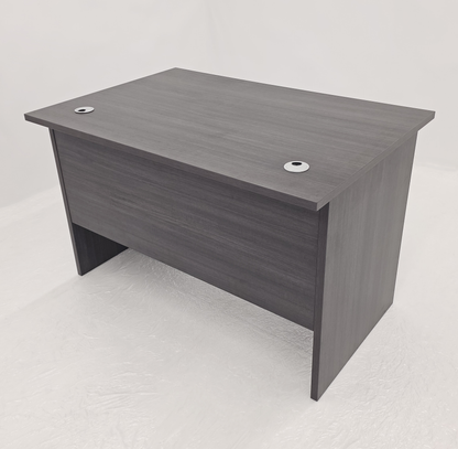 Modern Straight Home or Commercial Grey Oak Office Desk in Melamine - DG-ST-D0112
