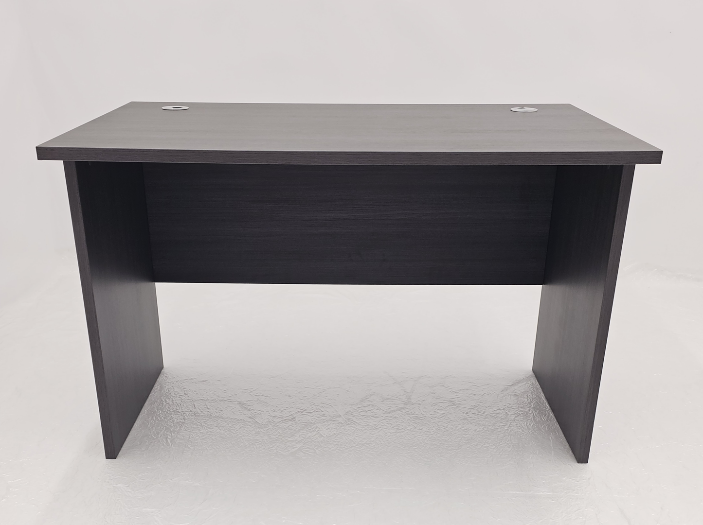 Modern Straight Home or Commercial Grey Oak Office Desk in Melamine - DG-ST-D0112