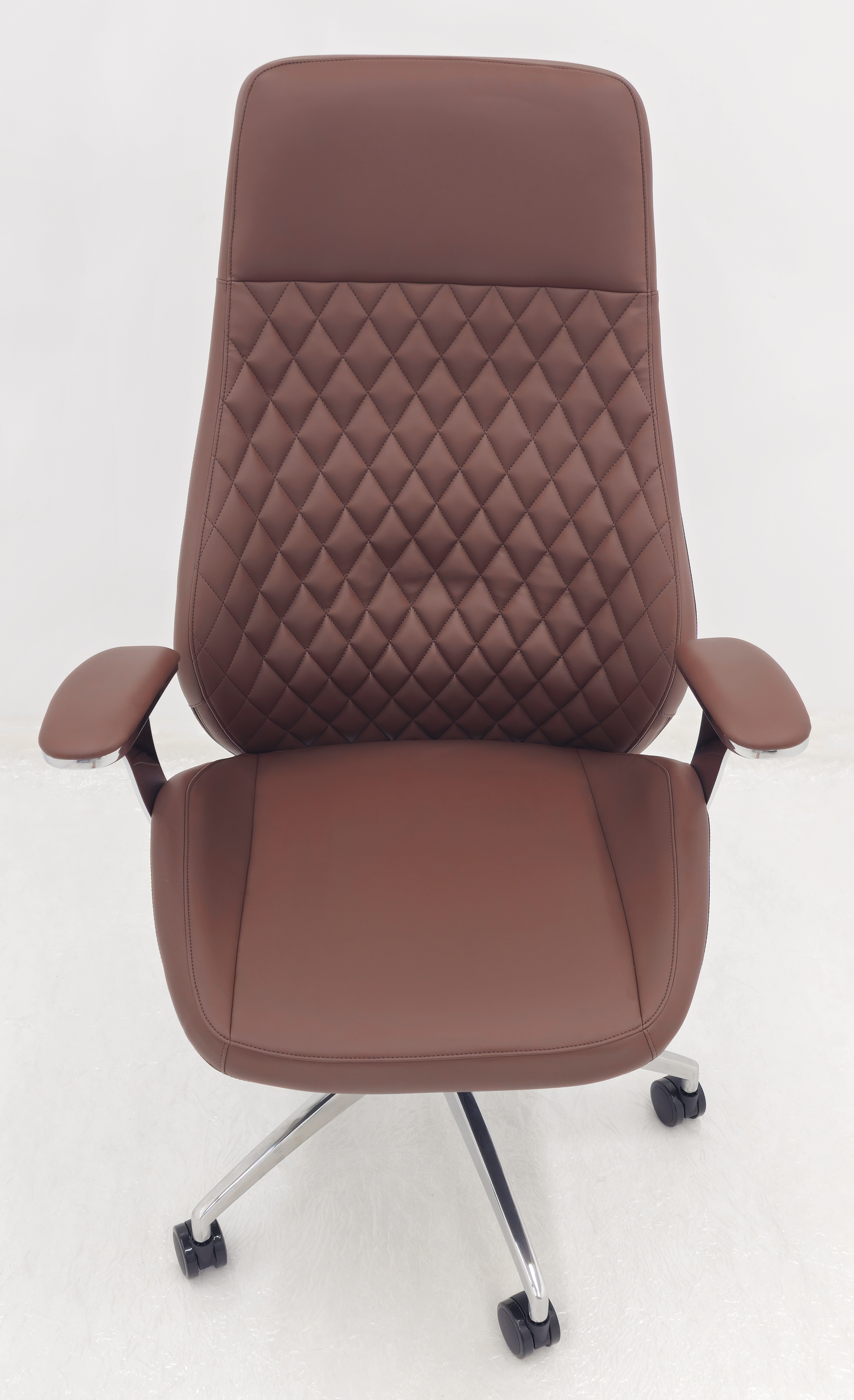 Contemporary Brown Leather Reclining Executive Office Chair - YS1107A