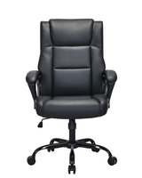 Modern Comfort High Back Black Leather Office Chair - CS2222
