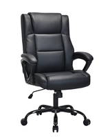 Modern Comfort High Back Black Leather Office Chair - CS2222