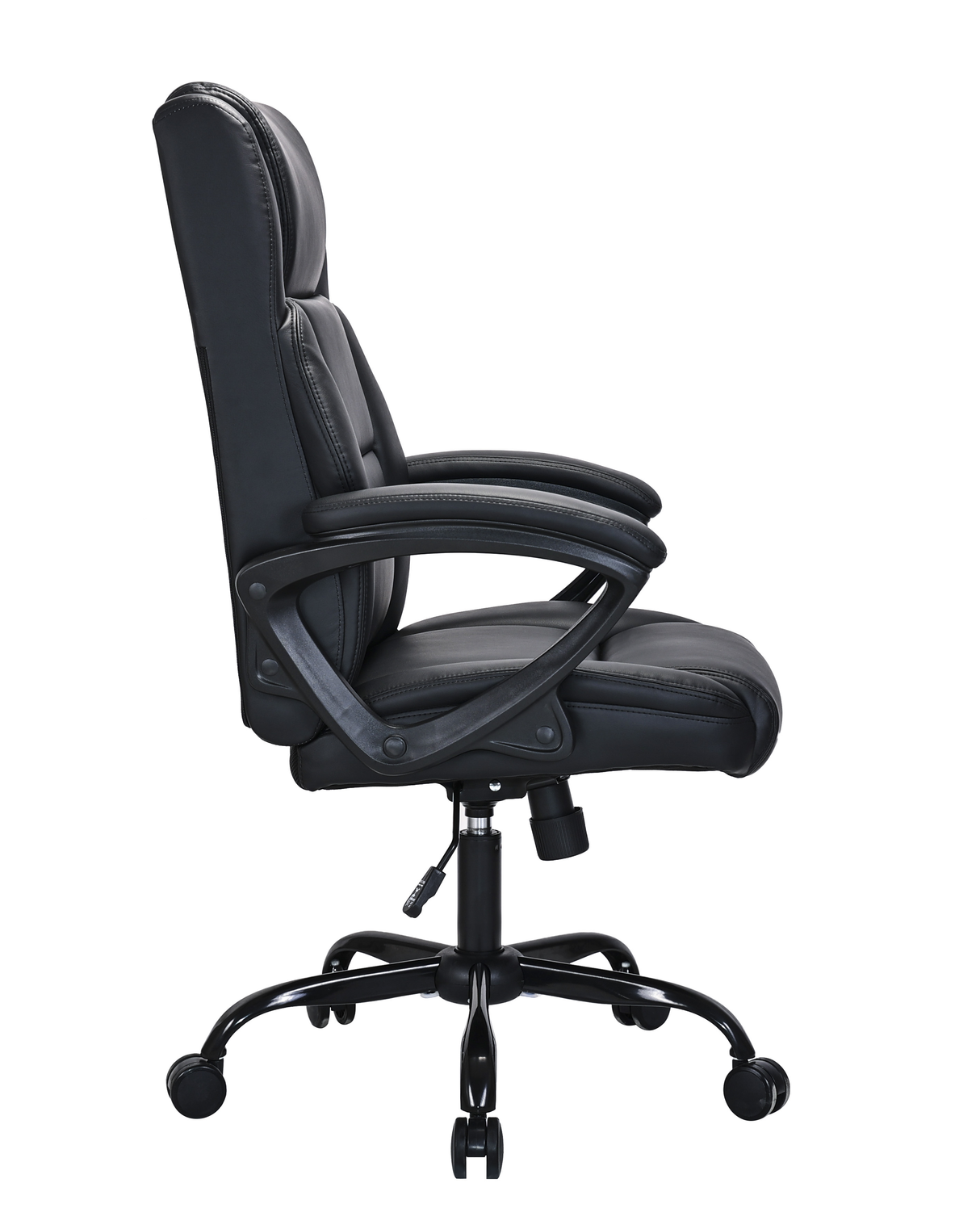 Modern Comfort High Back Black Leather Office Chair - CS2222