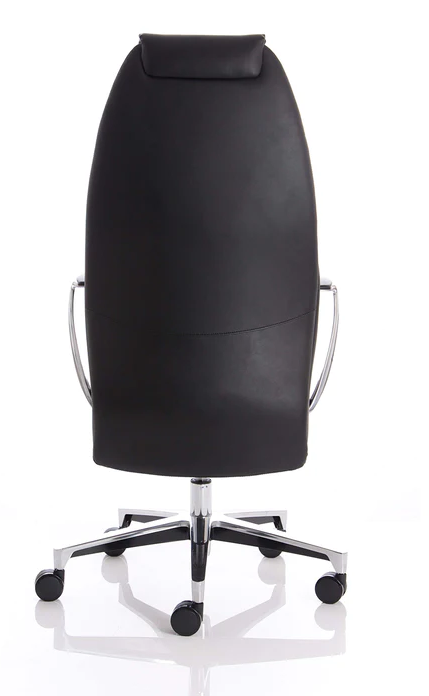 Mien High Back Bonded Black Leather Office Chair