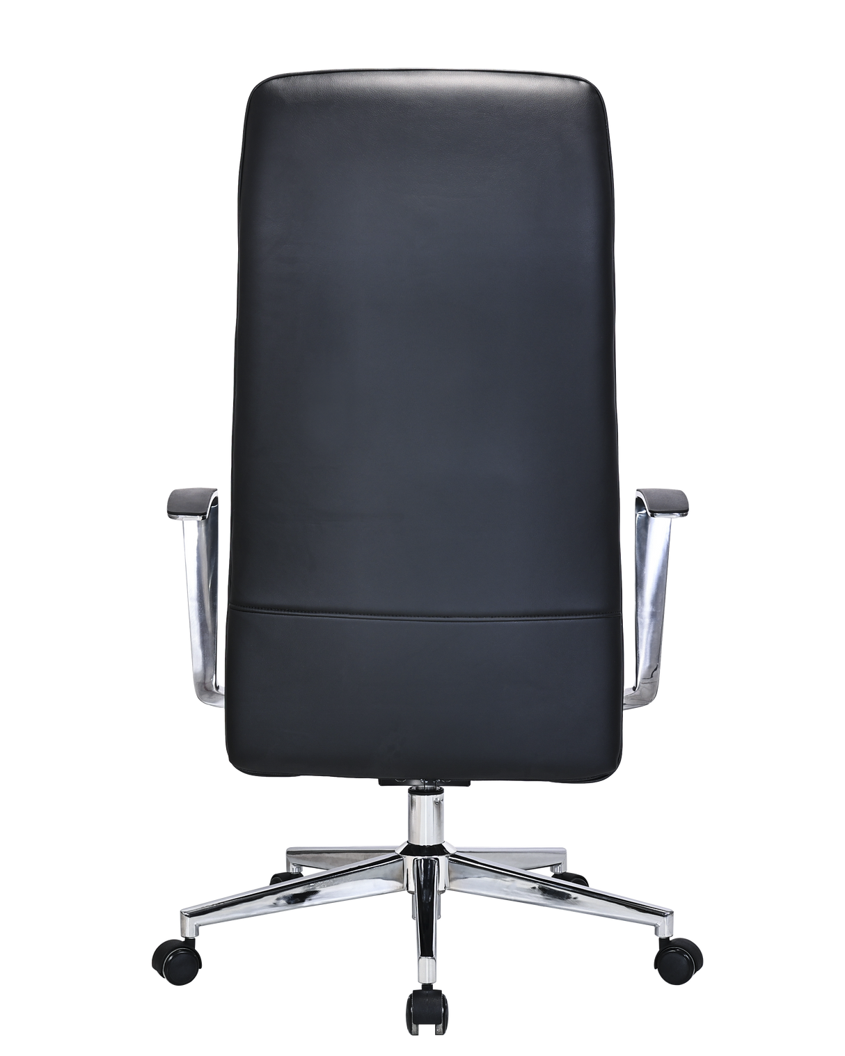 Modern High-Back Executive Office Chair in Black Leather - MB-324E